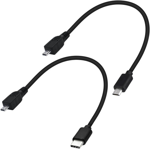 WAGHAVEN 8P Portable USB to USB C Cable USB C Photo Transfer Cable for DSLR Digital Cameras Compatible for Various