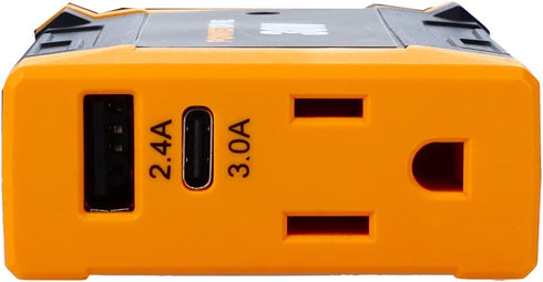 PowerDrive PWD30 30 Watt Power Inverter, Car Plug Adapter 12V DC to 110V AC Slim Converter