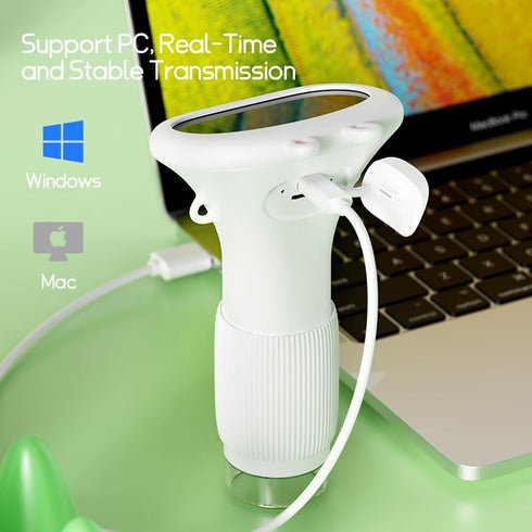 Portable Digital Microscope for Kids, Handheld Microscope Camera with 2'' Screen, Educational Science Gift