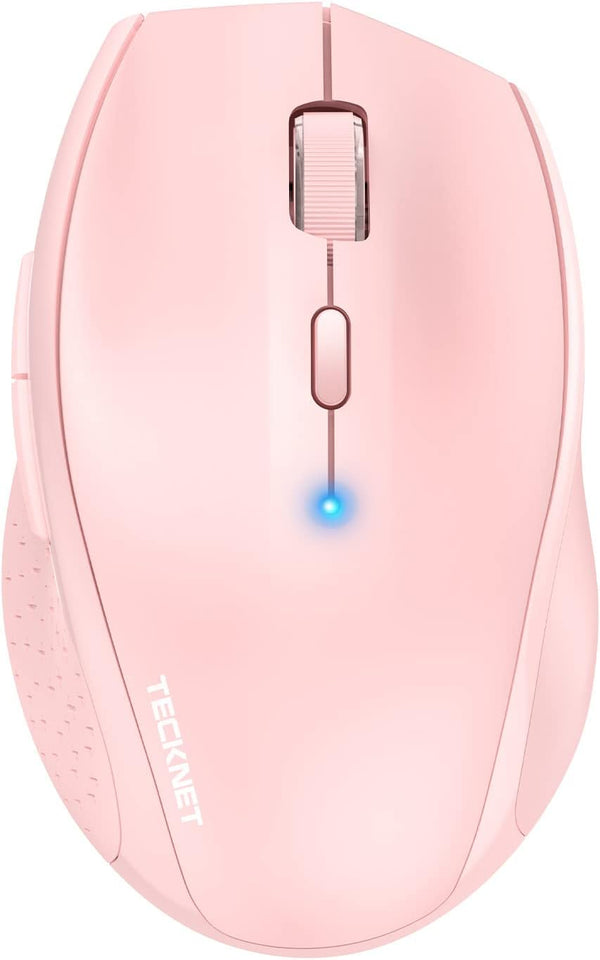 TECKNET Bluetooth Mouse, 4800 DPI Wireless, 2-Year Battery, 6 Adjustable DPI, Compatible with Laptop/Windows