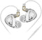 KZ EDA Dynamic Driver Earbuds, Wired Phone Earphones, HiFi Music IEM Headsets with Removable Cord and Microphone