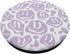 Light Pastel Purple White Dripping Smile Face PopSockets Standard PopGrip