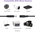 Sqlszt 60 12V 2.1mm 5.5mm DC feet Power Adapter Extension Cable x Compatible with DC Adapter Cord Fit for CCTV Security