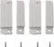 AUXBC 2 Sets Wired Door Window Sensor, NC Magnetic Reed Switch Surface Mount