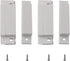 AUXBC 2 Sets Wired Door Window Sensor, NC Magnetic Reed Switch Surface Mount
