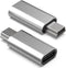sovunis Mini USB 2.0 to USB C Adapter (2-Pack), USB Type C Female