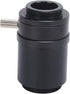 1X C Mount Adapter Lens, Alloy CTV Microscope Lens Camera Interface Adapters for Trinocular Stereo Microscope