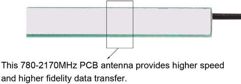 uxcell PCB GSM Built-in Antenna 3G 3dBi 780-2170MHz Female Connector with 95mm RF1.13 Cable, 5Pcs
