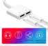 USB C Adapter for Headphones 2-in-1, USB C to Dual Headphone and Charger Adapter Splitter for MacBook Pro.