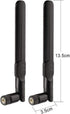 BINGFU 8dBi 4G (4-Pack) SMA Male LTE Antenna for Wireless CPE Router, Hotspot, Cellular Gateway, Trail/Game/Outdoor