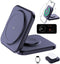 Foldable 3 in 1 Wireless Charger, Lightweight Portable Charging Station for iPhone 15 14 13 12, Compatible with