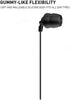 Soft Noise Cancelling Sleep Earphones with Mic, In-Ear Buds for Side Sleepers, 3.5mm Jack, Black - Ideal for Travel &
