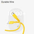 4 ft Yellow USB C Charger Cable, 100W Fast Charging, Silicone USB C to USB C for Samsung Galaxy, Pixel, Xiaomi, PS5