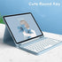 HENGHUI Color Keyboard for Galaxy Tab S8/Tab S7 11 Inch, Wireless Detachable Bluetooth Keyboard Cover, Black