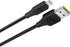 Black InstantConnect USB-A to Lightning Charging Cable for iPhone and iPad - Durable and Fast Charging.