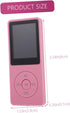 COOLHIYA Lossless Sound Player with Screen Portable Media Player for Students Supports Amv Formats Easy USB Transfer