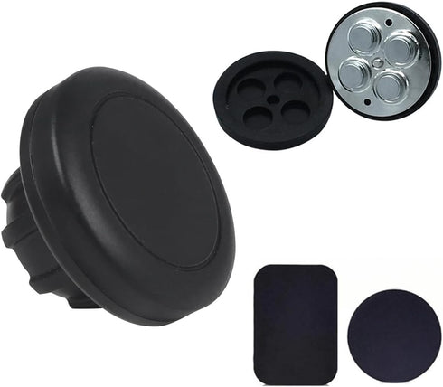 2 Pack Magnetic Phone Holder Mount with 17mm Ball Joint Socket Replacement Base for Car Smartphone Stand Air Vent