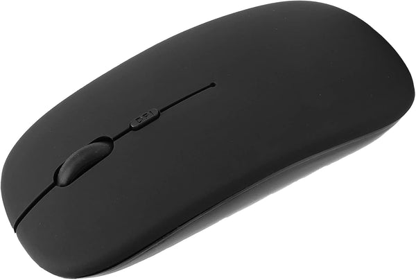 Wireless Mouse, Black Wireless Bluetooth 5.0 Silent Office Computer Mouse for OS X, Samsung Laptop, Tablets