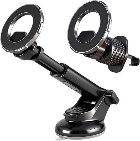 PULCHRIA 2026 Valentine's Day 3-in-1 Car phone holderWindshield+AirVent+DashCar Phone mount [Strongest Suction &