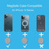 Sticky Magnetic Wall Holder for iPhone Magsafe, Wall Mount Cradle for iPhone 15/14/13/12, Pack of 2