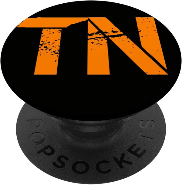 Tennessee Bold TN State Orange Silhouette Fan Vintage Gift PopSockets PopGrip for Phones & Tablets