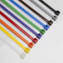 6 Inch Red Zip Ties (100 Pieces), 40lb Strength Nylon Cable Wire Ties