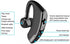 Bluetooth Headset Wireless Business Single earpiece Voice Answer in Ear Earbuds for Trucker Driving Running 10 Hour Battery Noise Cancelling Headphones Black V9