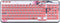 Ultra Thin Silicone Keyboard Cover Skin Protector, Compatible with Logitech MK360 K360 MK365 Keyboards, Pink