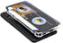 Case for Galaxy A20 with Reinforced Corners, TPU Soft Bumper Retro Music Cassette Tape Design