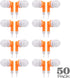 CN-Outlet Wholesale Earbuds Bulk Headphones Individually Bagged 50 Pack for iPhone, Android,
