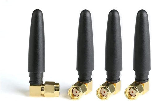 FPV Antenna 2.4GHz Mini WiFi Antenna for Router, PC, Mini-itx Motherboard, 4-Pack Omnidirectional Antennas