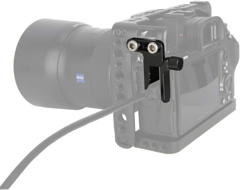 NICEYRIG Cable Clamp Lock Applicable for HDMI USB Cable, Compatible with Sony A7III A7RIII A7RIV A7II A7SII A7RII A9 Camera Cage