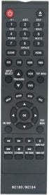 NC180UH NC184UH NC180 NC184 Replace Remote Control for Funai DVD VCR ZV427FX4, Sanyo DVD Recorder VCR