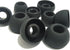 Silicone Ear Tips Replacement for True Wireless Earbuds, Fit 4.5mm-6mm Nozzle, 6 Pairs LMS Black