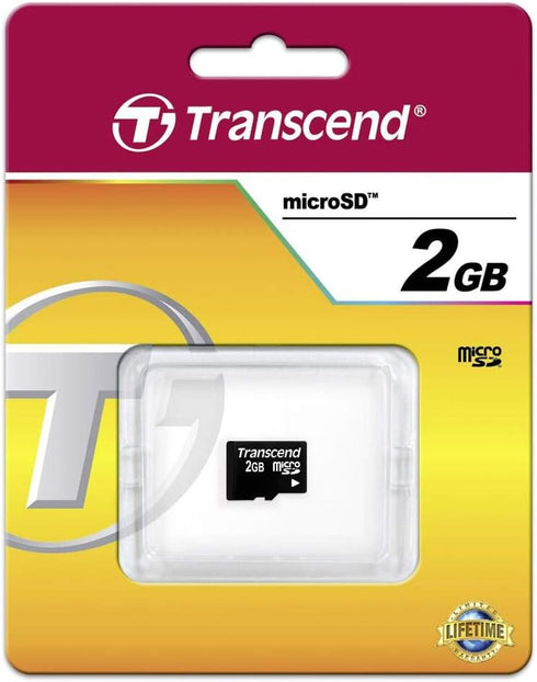 Transcend TS2GUSDC 2GB MicroSD Flash Memory Card Without SD Adapter