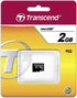 Transcend TS2GUSDC 2GB MicroSD Flash Memory Card Without SD Adapter