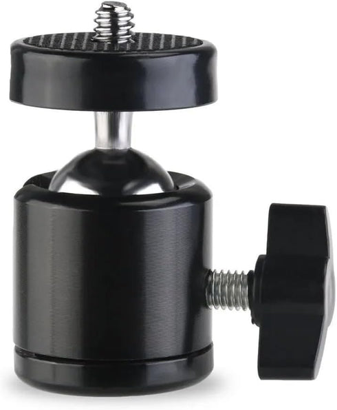 Reflex Camera 360 Swivel Mini Tripod Ball Head with 1/4''-20 Screw for GoPro, DSLR,