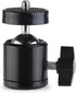 Reflex Camera 360 Swivel Mini Tripod Ball Head with 1/4''-20 Screw for GoPro, DSLR,