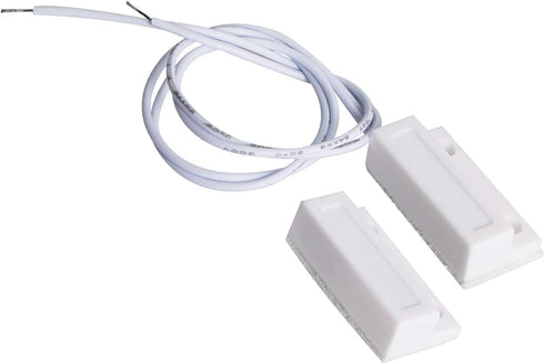 Aoje-Link RC-38A NC Wired Magnetic Door Switch Window Sensor Alarm for Home Security Access Control and Burglar Alarm Systems White 4pcs