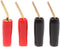 Hisocute 4 Pcs Wire Pin Plug Banana Plugs Speaker Screw Lock Cable Connectors