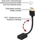 VCE 2-Pack HDMI Male to Female Swivel Adapter, Gold Plated Converter for Google Chrome Cast, Roku Streaming Stick