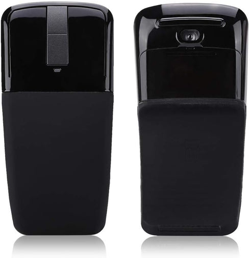 2.4G Mouse 1600DPI Ergonomic Foldable Optical Touch Mouse with USB Receiver Suitable for PC Laptop for Notebook for