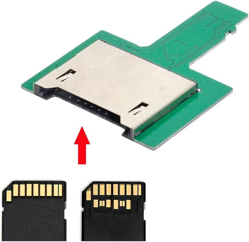 NFHK TF Micro SD Male to SD Card Female Extension Adapter for SD/SDHC/SDXC UHS-III UHS-3 UHS-2