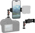 SOH Mingying SOH Hot/Cold Shoe Phone Mount Holder, Universal 2 Ball Head Smartphone Mount