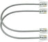 NECABLES 2-Pack 6 Inch Short Telephone Cord, Wall Phone Cable for Landline RJ11 6P4C Male to Male