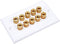 Monoprice 103539 Banana Binding Post Two-Piece Inset Wall Plate, White, Coupler Type for 5 Speakers