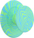 PopSockets Round Phone Grip Compatible with MagSafe, Adapter Ring Included, Wireless Charging Compatible - Swirl Oasis