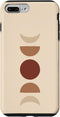 iPhone 7 Plus/8 Plus Phases of Moon Boho Case in Beige, Rust Red, Burnt Orange