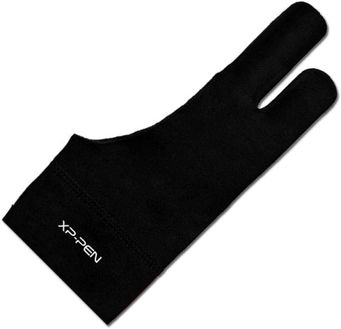 XPPen Artist Drawing Glove, 2-Fingers, Size M, Black, for Right & Left Hand