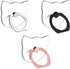 Transparent Cat Cell Phone Ring Holder, 360 Rotation Clear Finger Ring Grip Stand for Phones and Pads